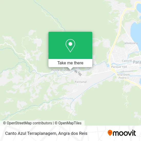 Canto Azul Terraplanagem map
