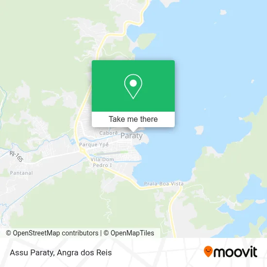 Assu Paraty map