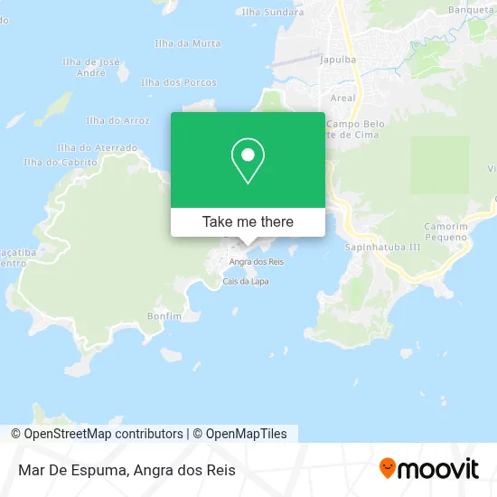 Mar De Espuma map