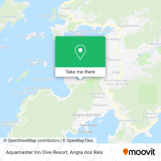 Aquamaster Inn Dive Resort map