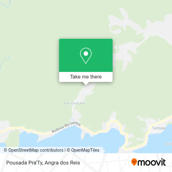 Pousada Pra'Ty map