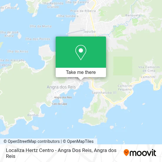 Localiza Hertz Centro - Angra Dos Reis map