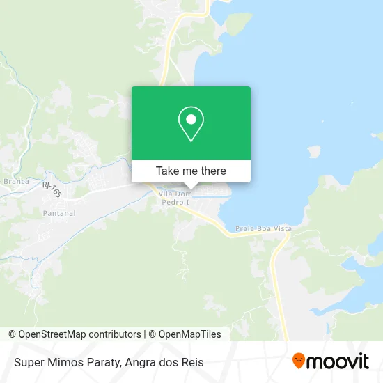 Super Mimos Paraty map