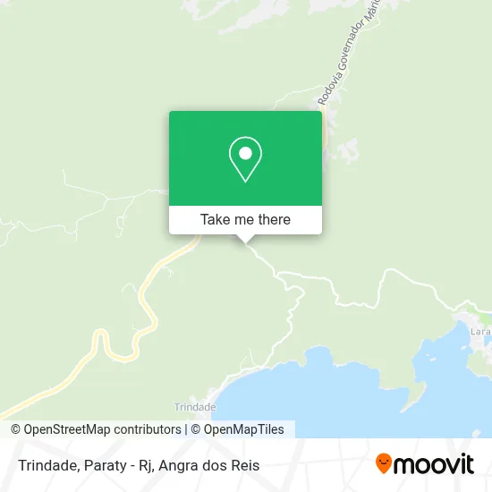 Trindade, Paraty - Rj map