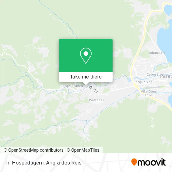 In Hospedagem map