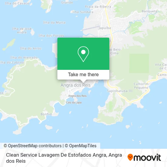 Clean Service Lavagem De Estofados Angra map