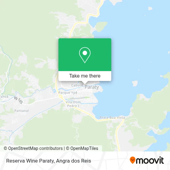 Reserva Wine Paraty map