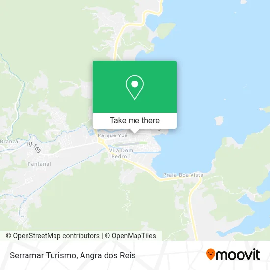 Serramar Turismo map