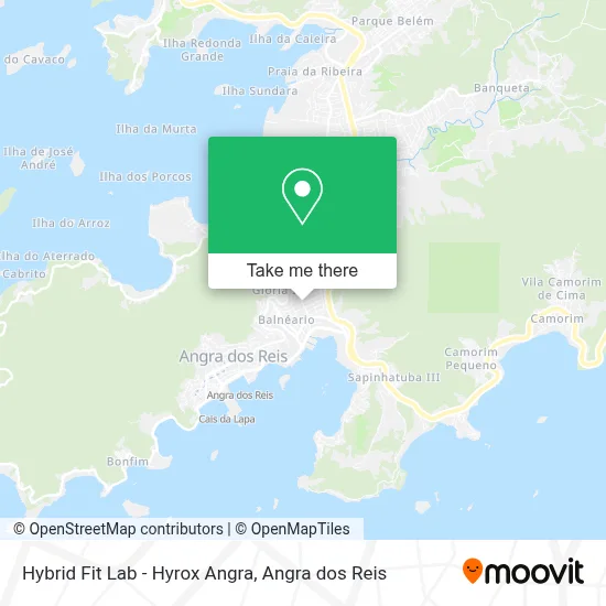 Hybrid Fit Lab - Hyrox Angra map