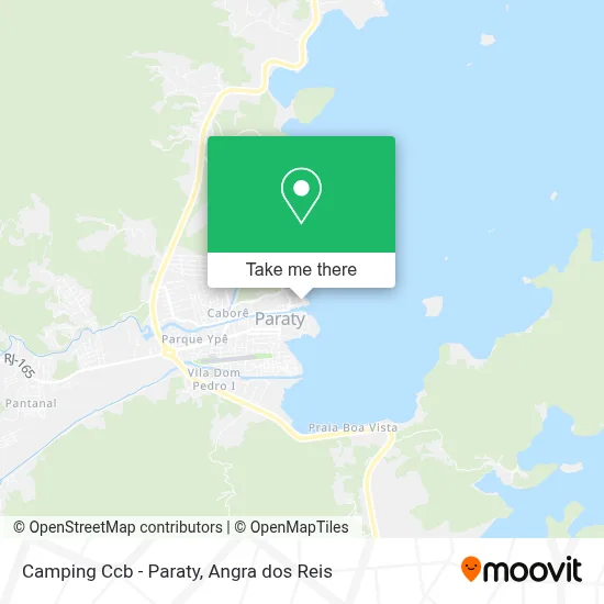 Camping Ccb - Paraty map