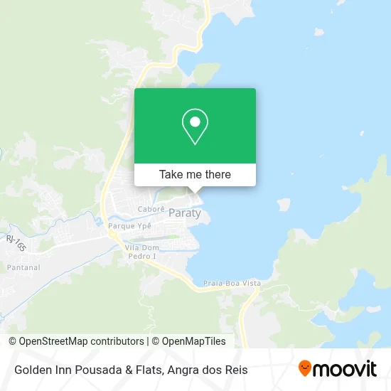 Golden Inn Pousada & Flats map