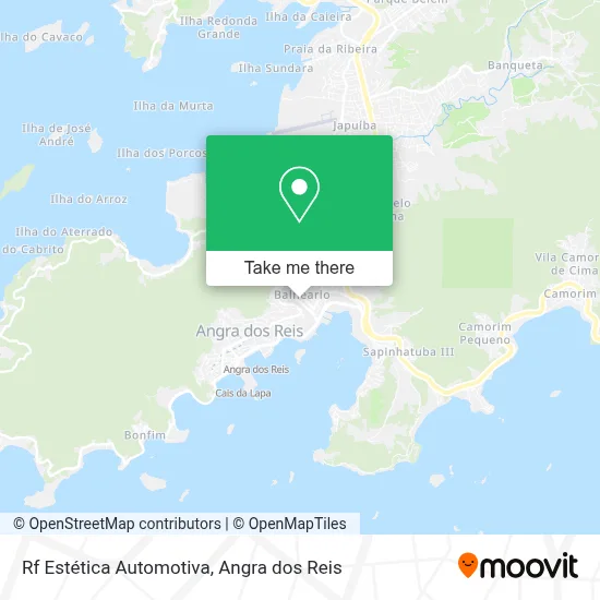 Rf Estética Automotiva map