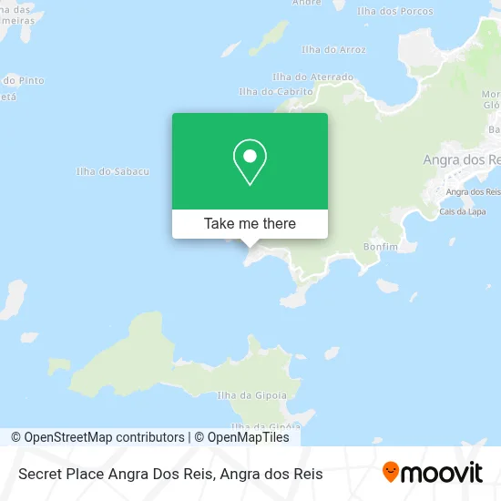 Secret Place Angra Dos Reis map