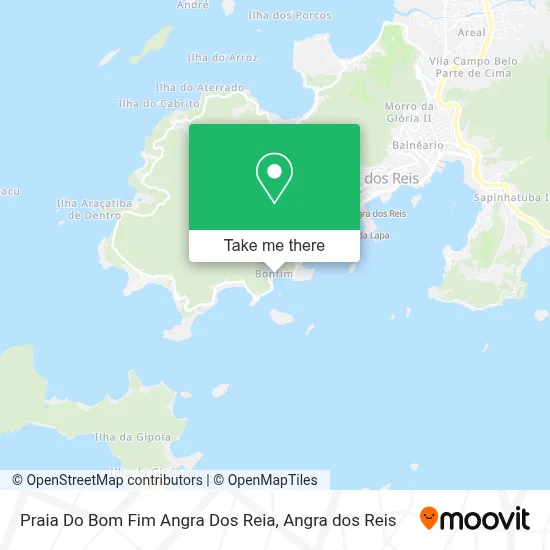 Praia Do Bom Fim Angra Dos Reia map