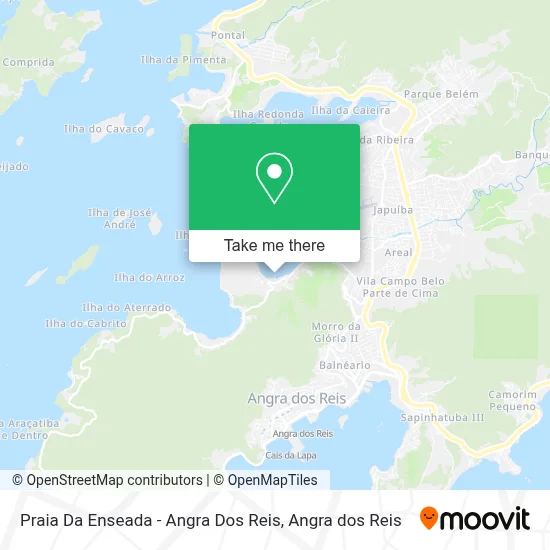Praia Da Enseada - Angra Dos Reis map