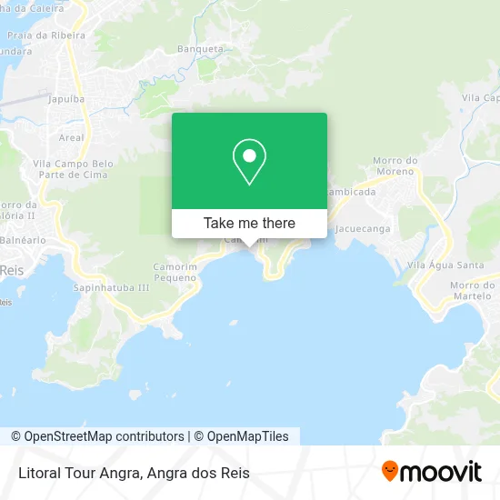 Litoral Tour Angra map