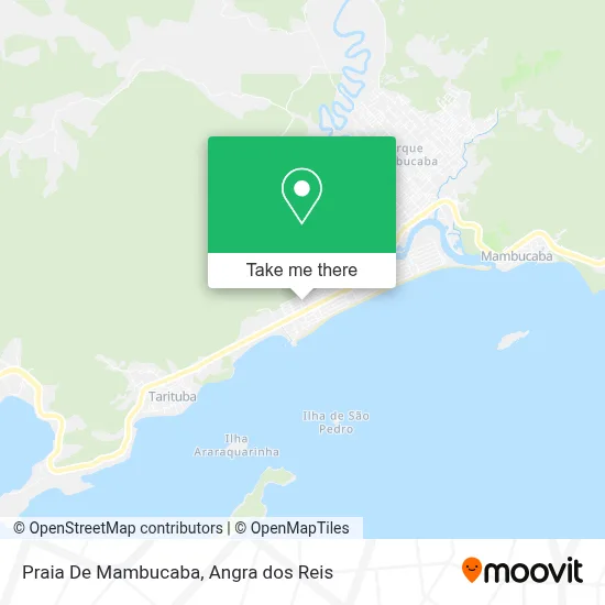Praia De Mambucaba map