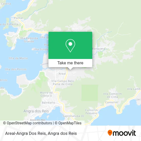 Areal-Angra Dos Reis map