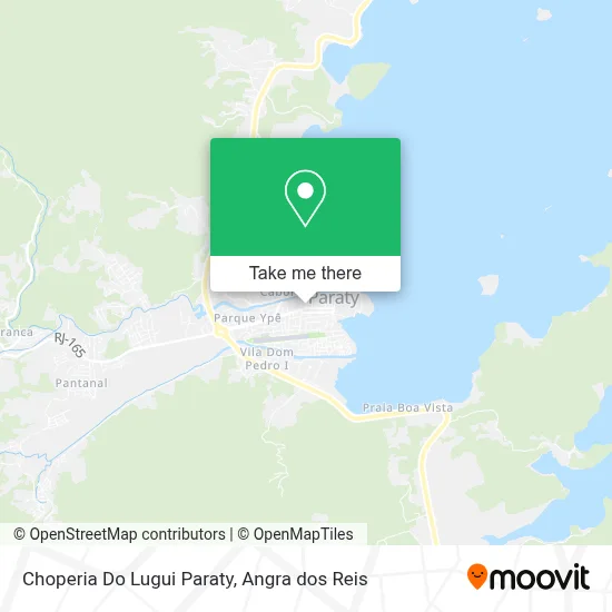 Choperia Do Lugui Paraty map