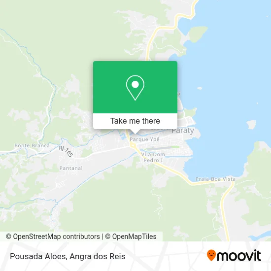 Pousada Aloes map