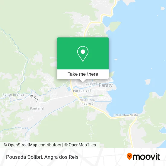 Pousada Colibri map