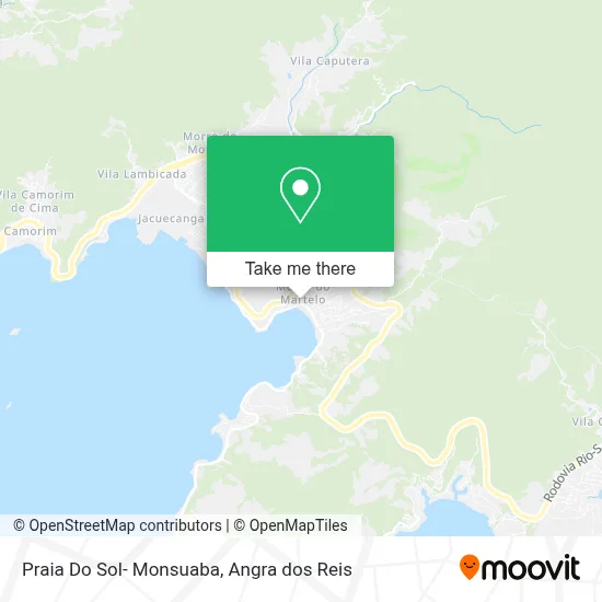 Praia Do Sol- Monsuaba map
