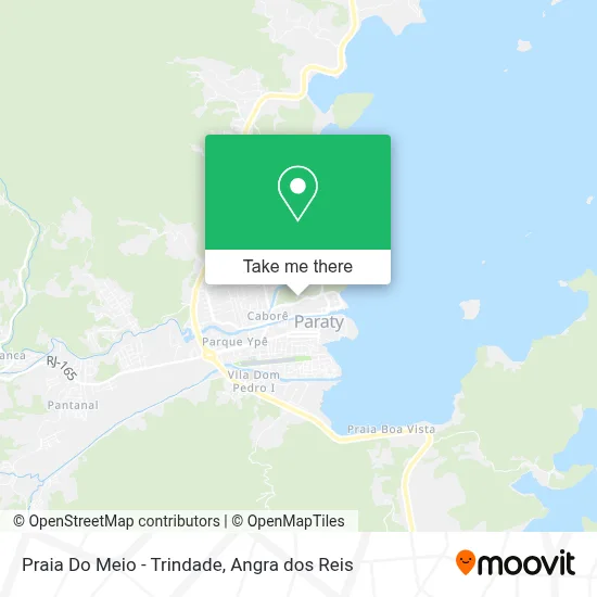 Praia Do Meio - Trindade map