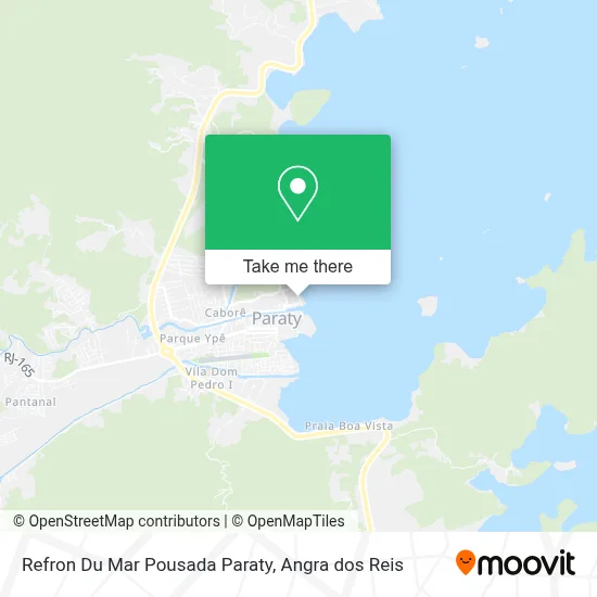 Refron Du Mar Pousada Paraty map