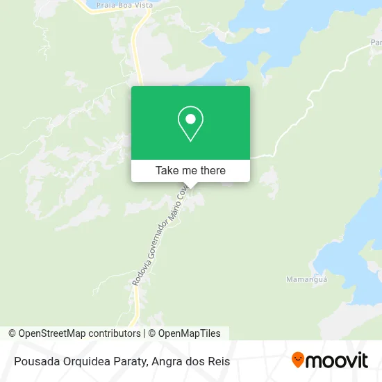 Pousada Orquidea Paraty map