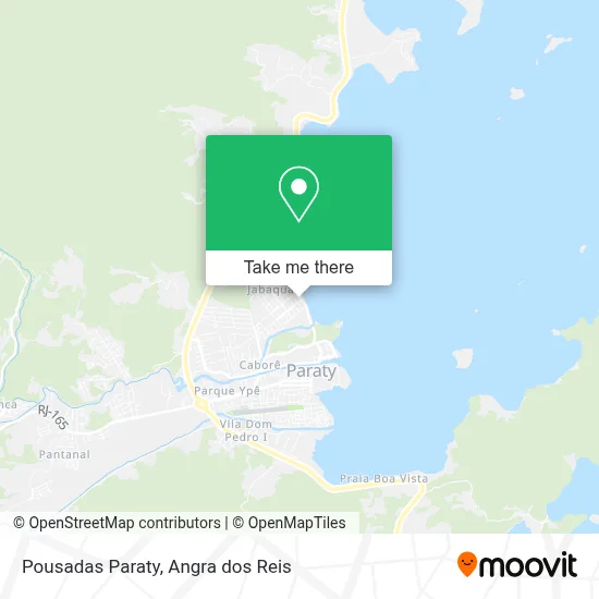 Pousadas Paraty map