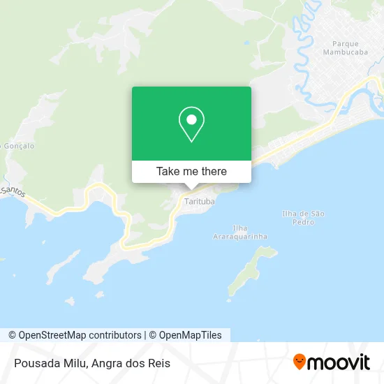 Pousada Milu map