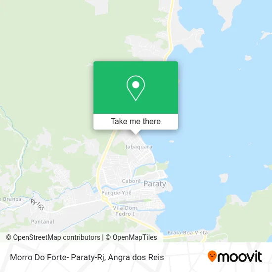 Morro Do Forte- Paraty-Rj map