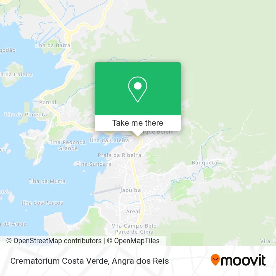 Crematorium Costa Verde map