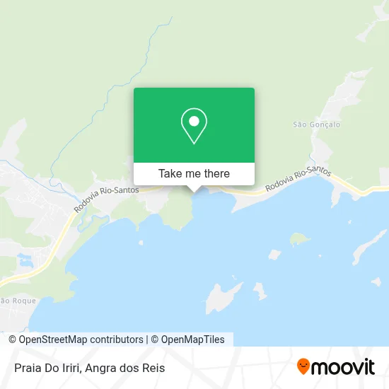 Praia Do Iriri map