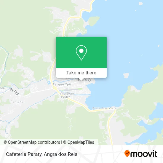 Cafeteria Paraty map