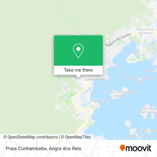 Praia Cunhambebe map