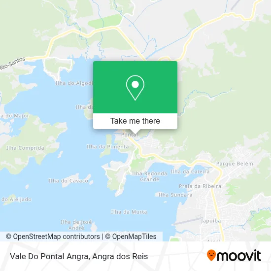 Vale Do Pontal Angra map