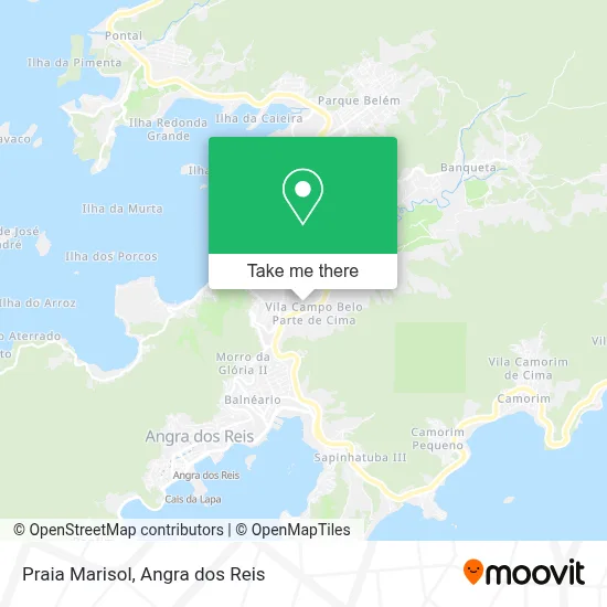Praia Marisol map