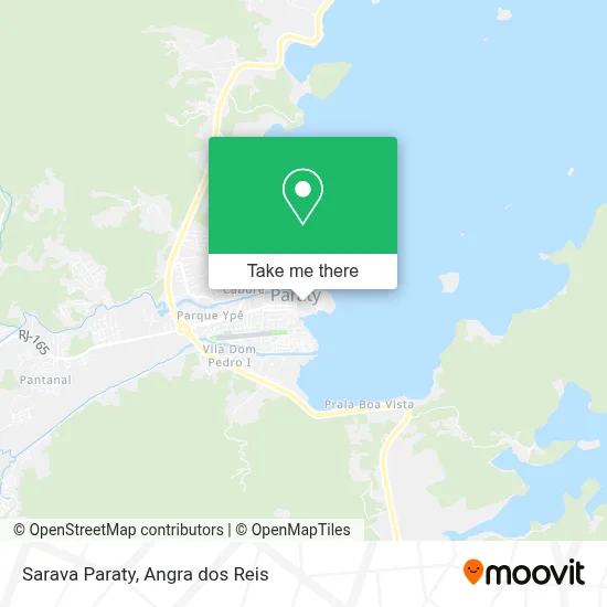 Sarava Paraty map