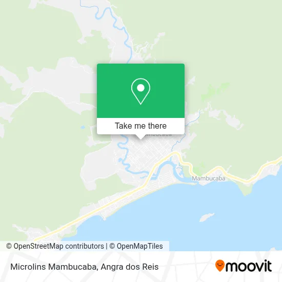 Microlins Mambucaba map