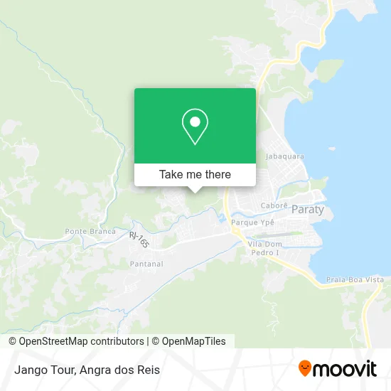 Jango Tour map