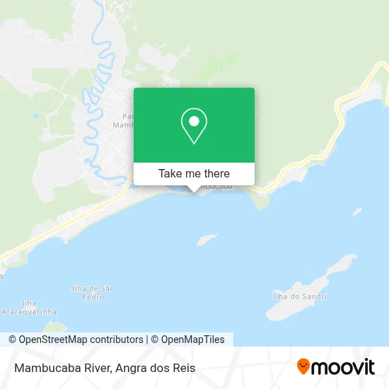 Mambucaba River map