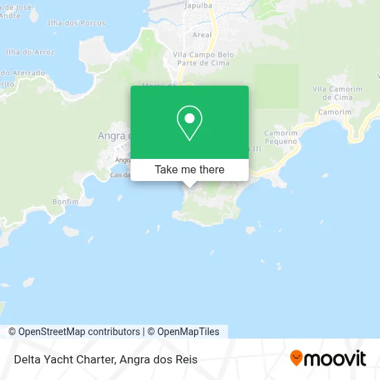 Delta Yacht Charter map