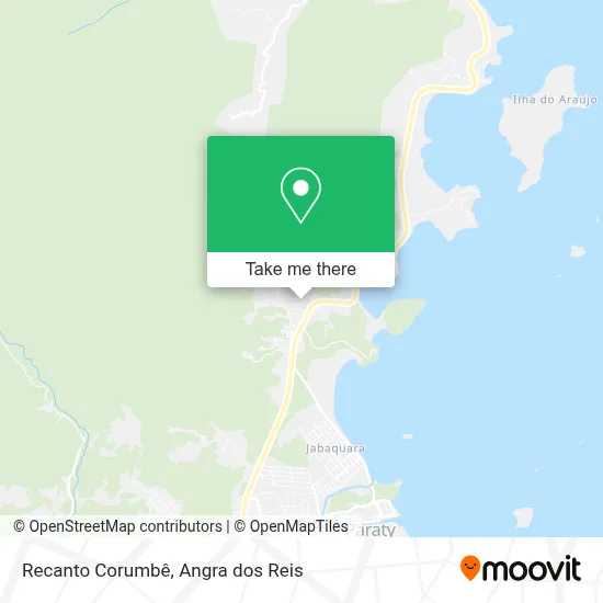 Recanto Corumbê map