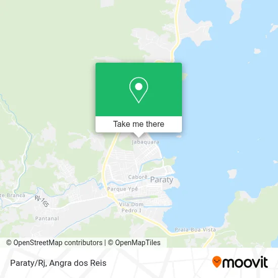 Paraty/Rj map