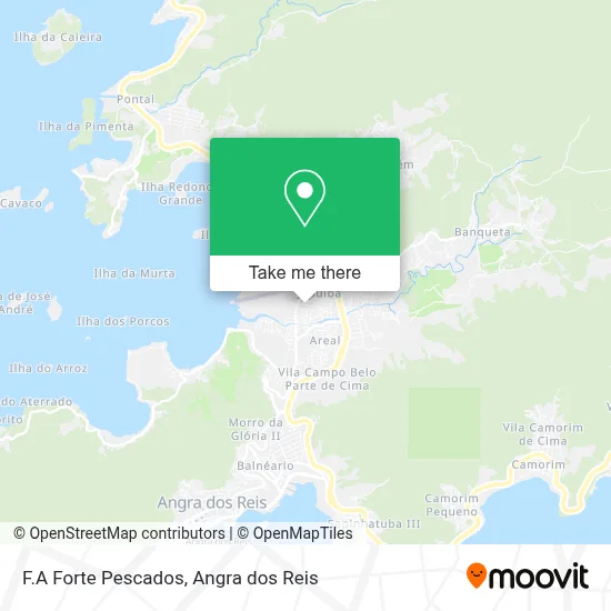 F.A Forte Pescados map