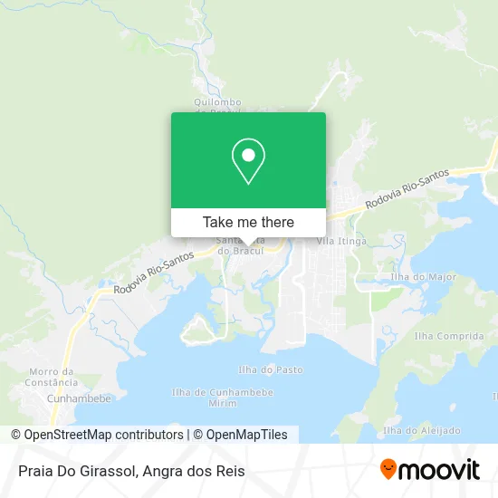 Praia Do Girassol map
