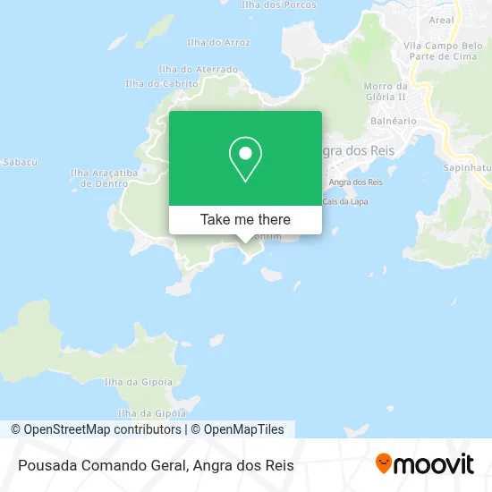 Pousada Comando Geral map