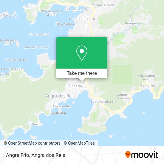 Angra Frio map