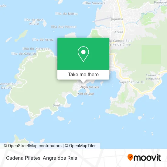 Cadena Pilates map